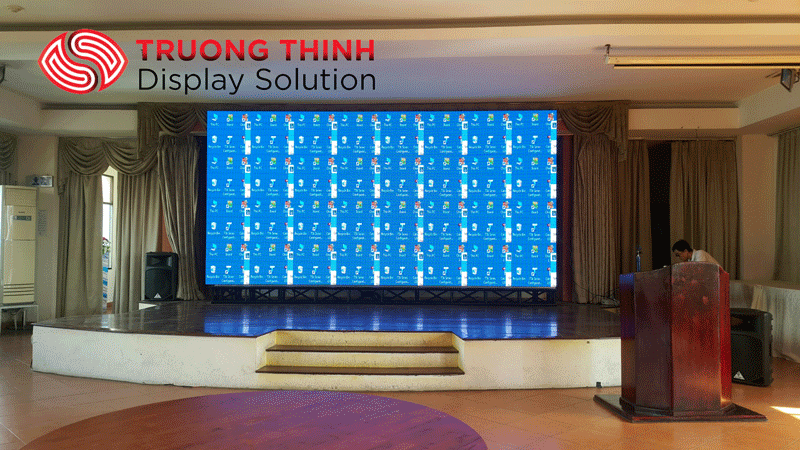 Trường Thịnh nhận thi công báo giá dự toán lắp đặt màn hình LED sân khấu trong nhà cho các phường thuộc Quận 2 TPHCM
