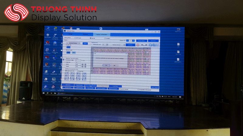 Trường Thịnh nhận thi công báo giá dự toán lắp đặt màn hình LED sân khấu trong nhà cho các phường thuộc Quận 1 TPHCM